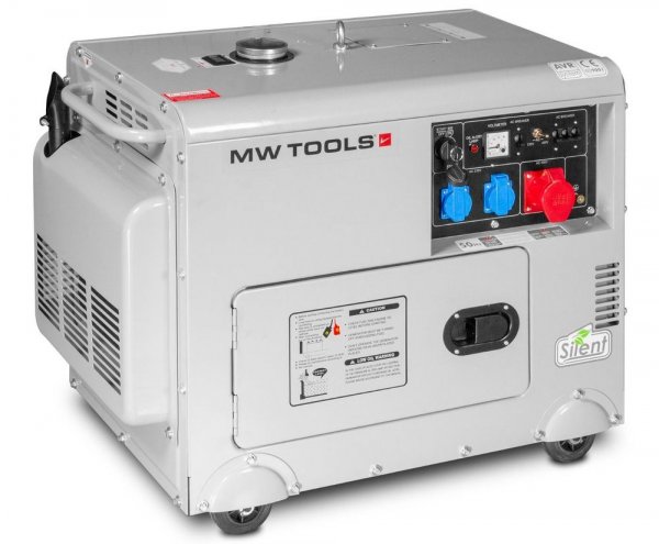 Дизельный генератор MW TOOLS DG-65E (6 кВт)