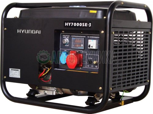 Бензиновый генератор HYUNDAI HY 7000SE-3